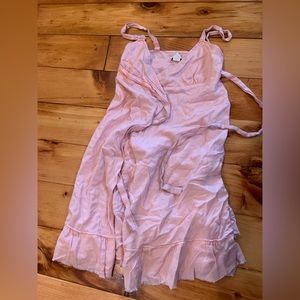 Pink J Crew Wrap Dress 0